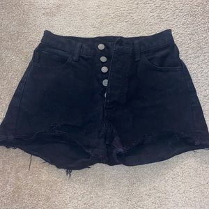 Brandy Melville John Galt Black high rise shorts size small